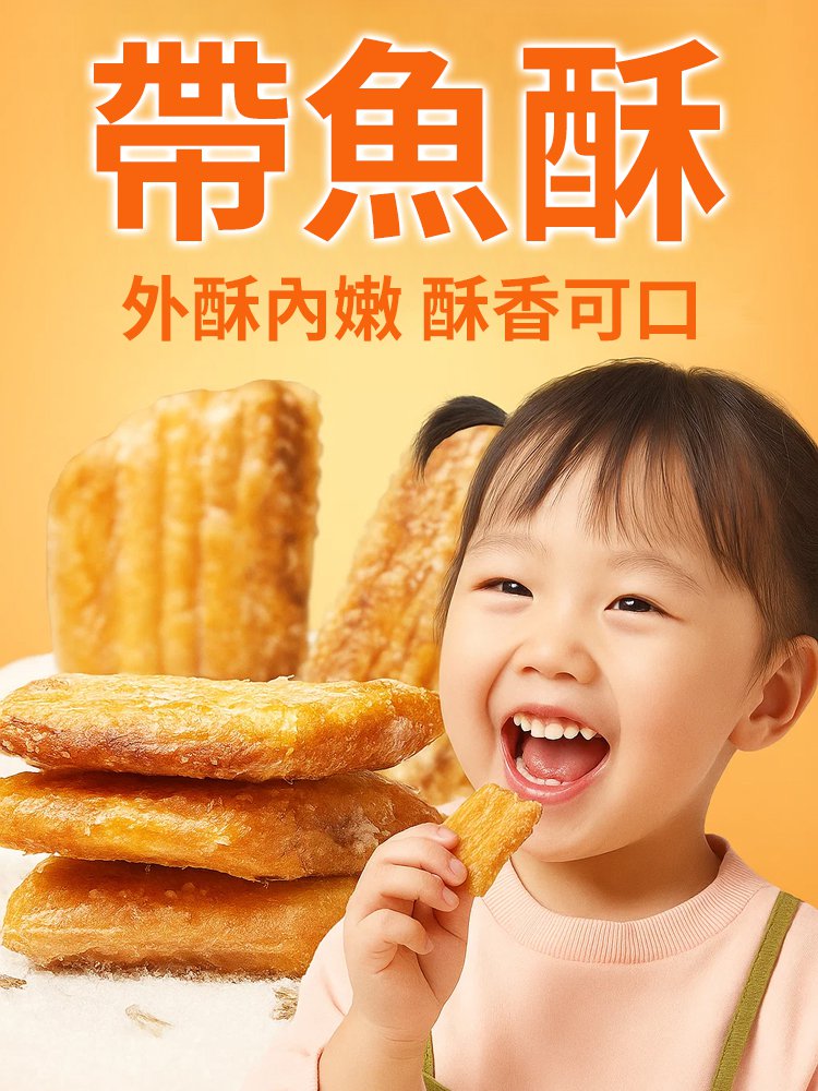 高蛋白即食帶魚酥