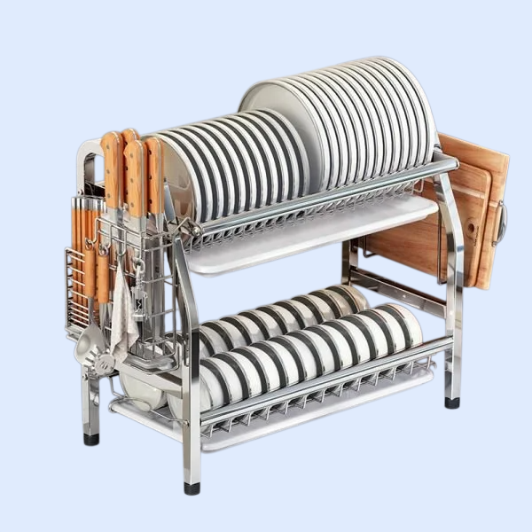 슬림 스탠드 주방 식기건조대