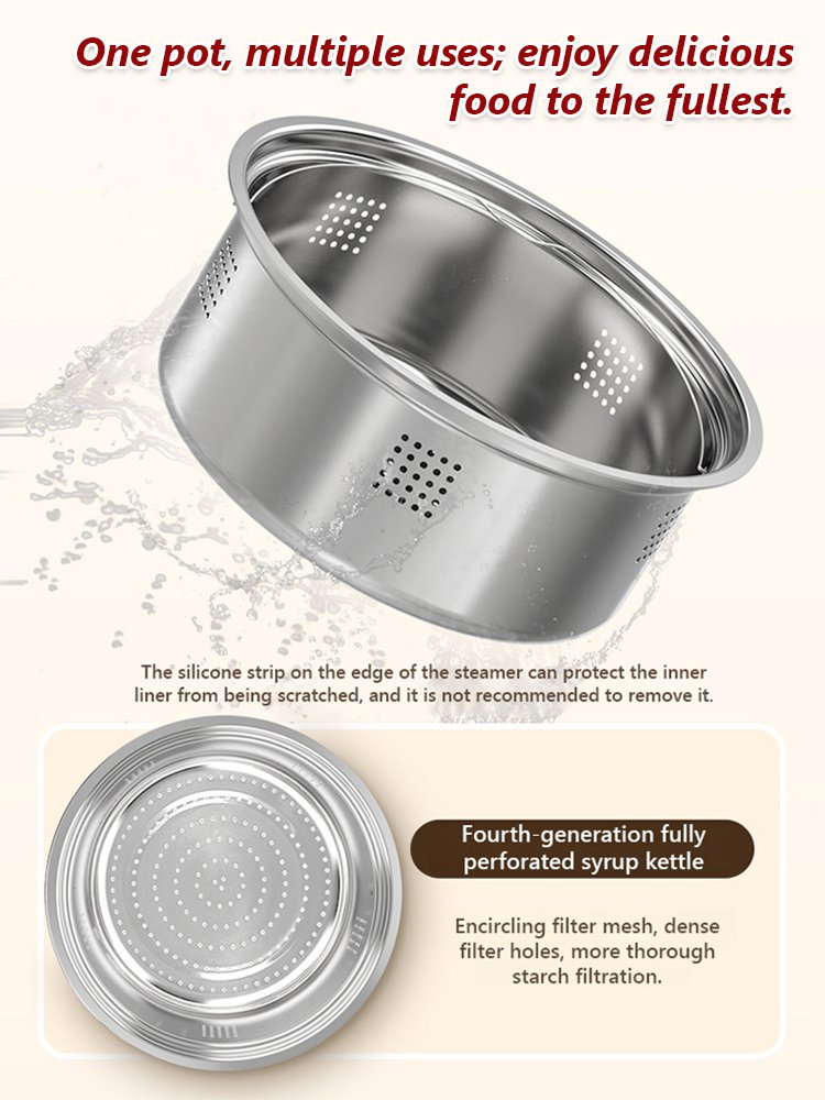 Rice soup separation mini rice cooker