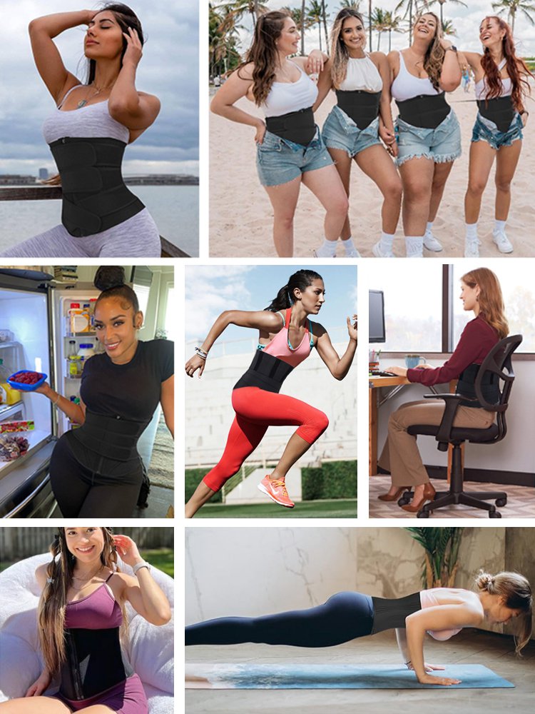 【احصلي على خصر نحيف بسهولة】مشد بتصميم سحاب