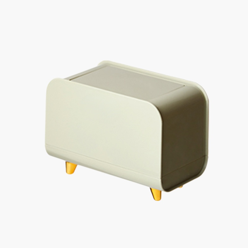 蓋付き卓上ゴミ箱