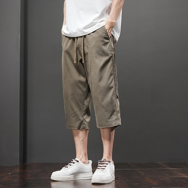 여름 쿨링 캐주얼 7 부 바지