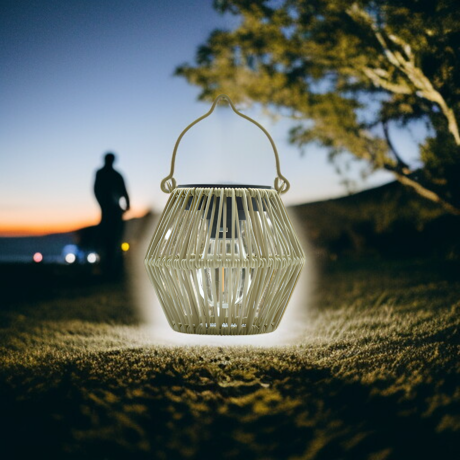 屋外吊り下げ防水ライト 手持ち灯籠 ガーデンデコレーション