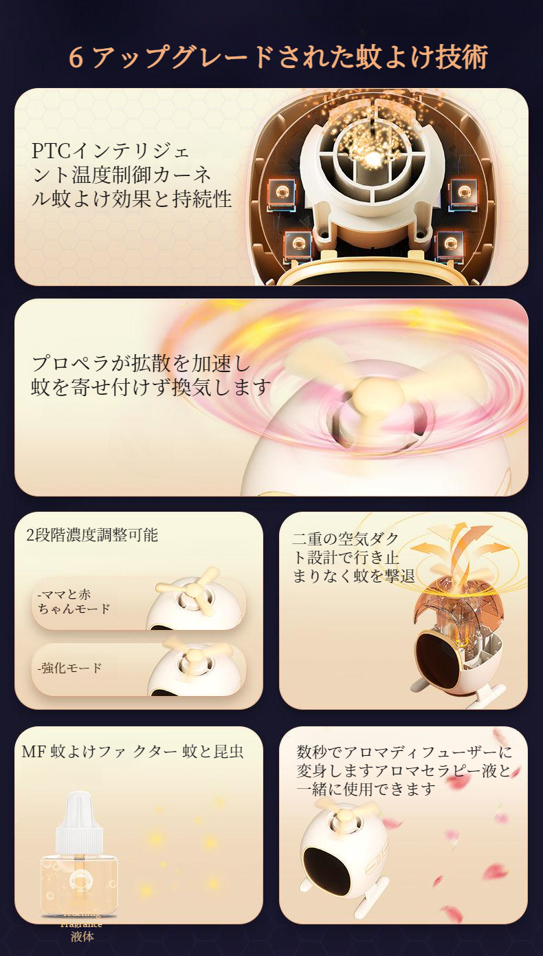 長時間持続する蚊除け液体のパッケージ