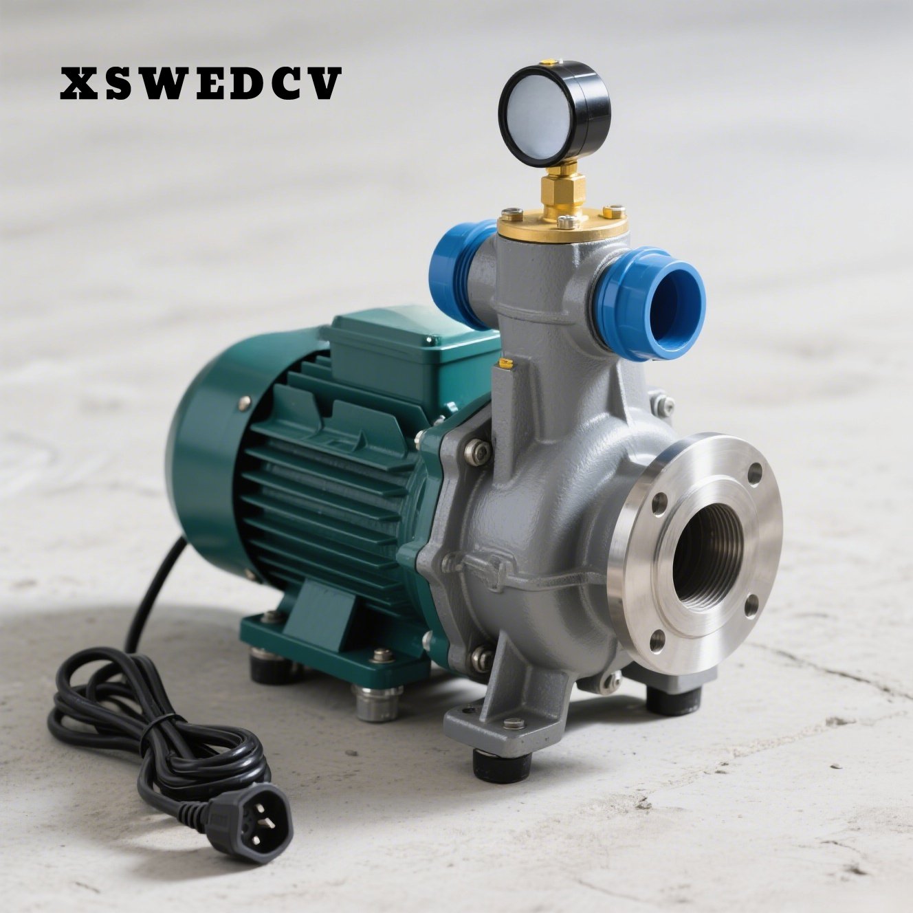 Vodní čerpadlo instalované na zahradě