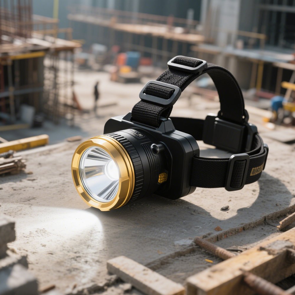 USB 고속 충전 낚시 헤드라이트 전면 이미지