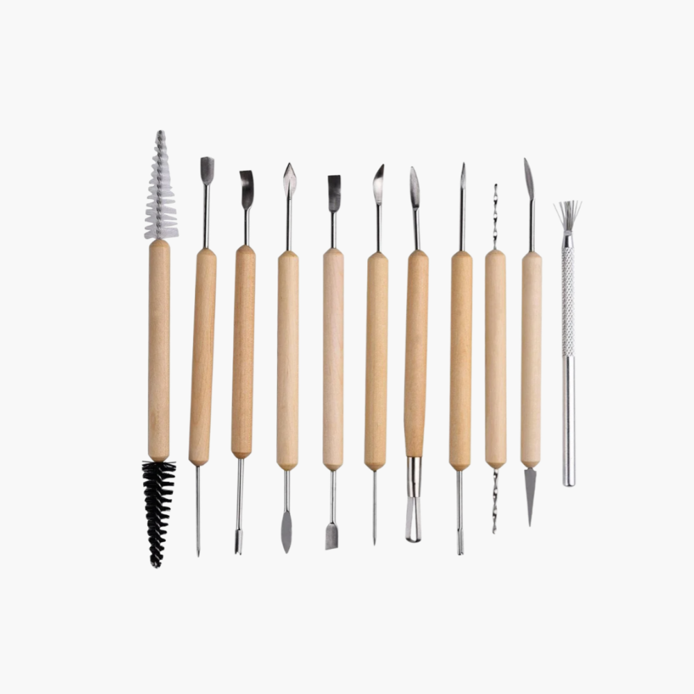 木製陶芸道具セット