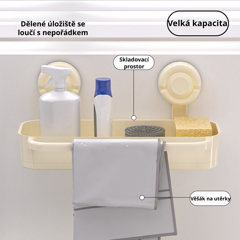 Odkapávač na hadříky s přísavkou, multifunkční