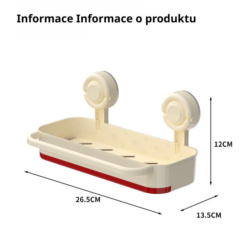 Odkapávač na hadříky s přísavkou, multifunkční