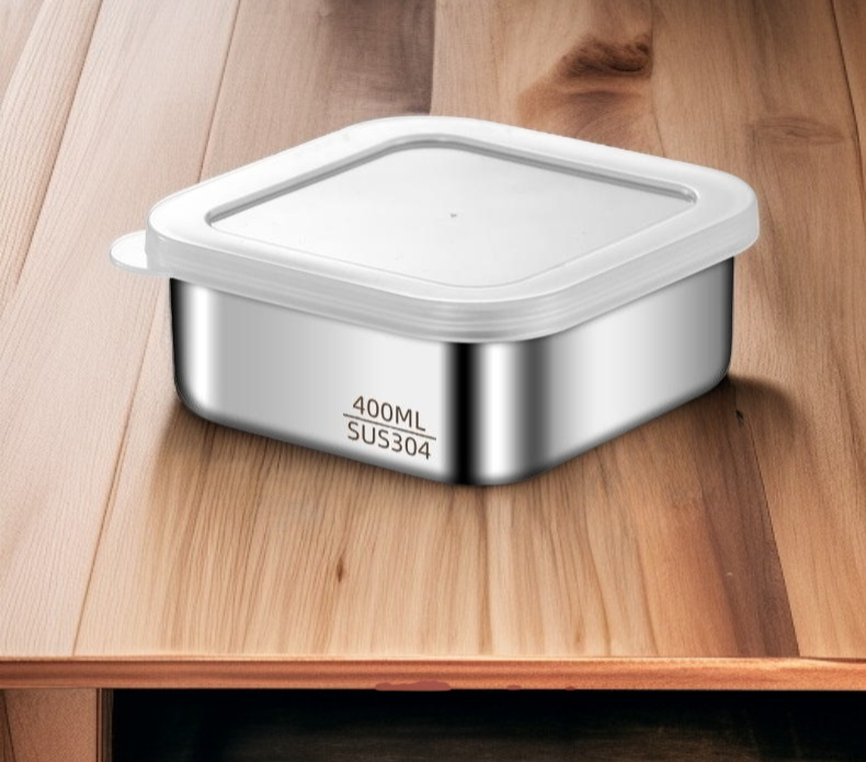 304 Edelstahl Essen Box mit dichtem Verschluss