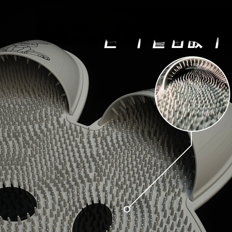 토끼 실리콘 마사지 매트 욕실 미끄럼 방지 매트