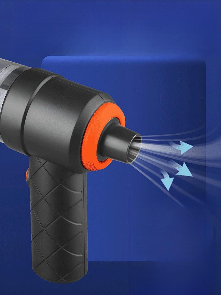 Nový bezdrátový automobilový vysavač a mini foukací a sací zařízení v jednom