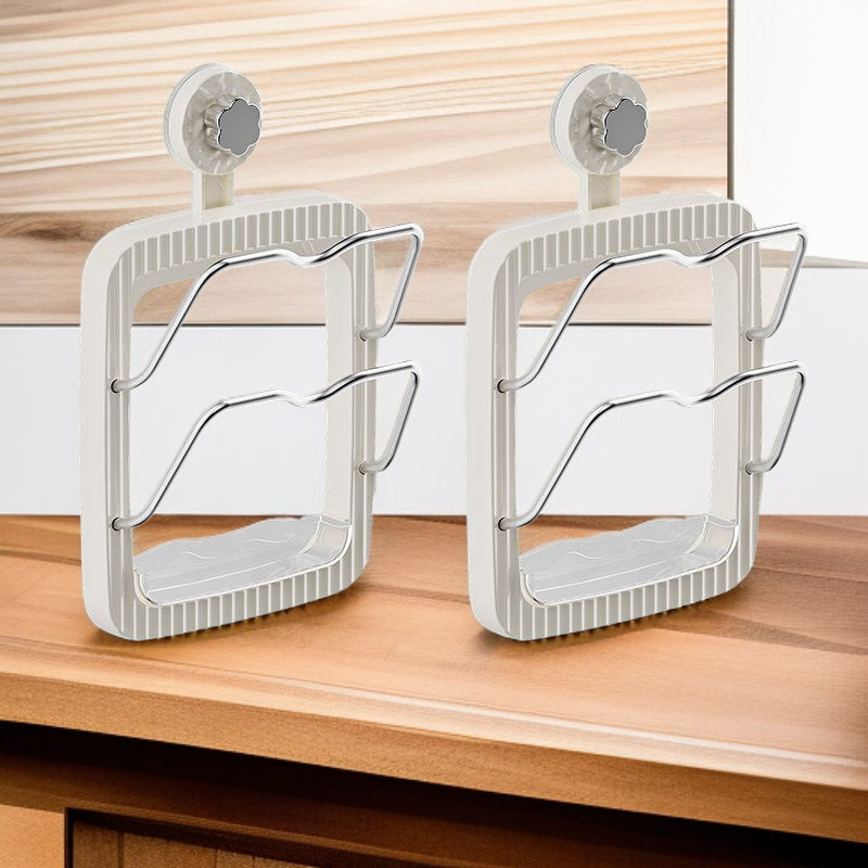 흡판 벽걸이식 솥뚜껑 거치대 제품 전체 이미지