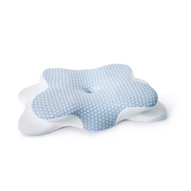 蝶形枕夏の涼感を厚くします首を保護する枕睡眠枕