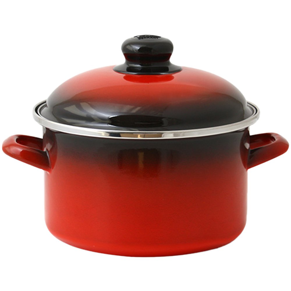 Set of soup pots and frying pans