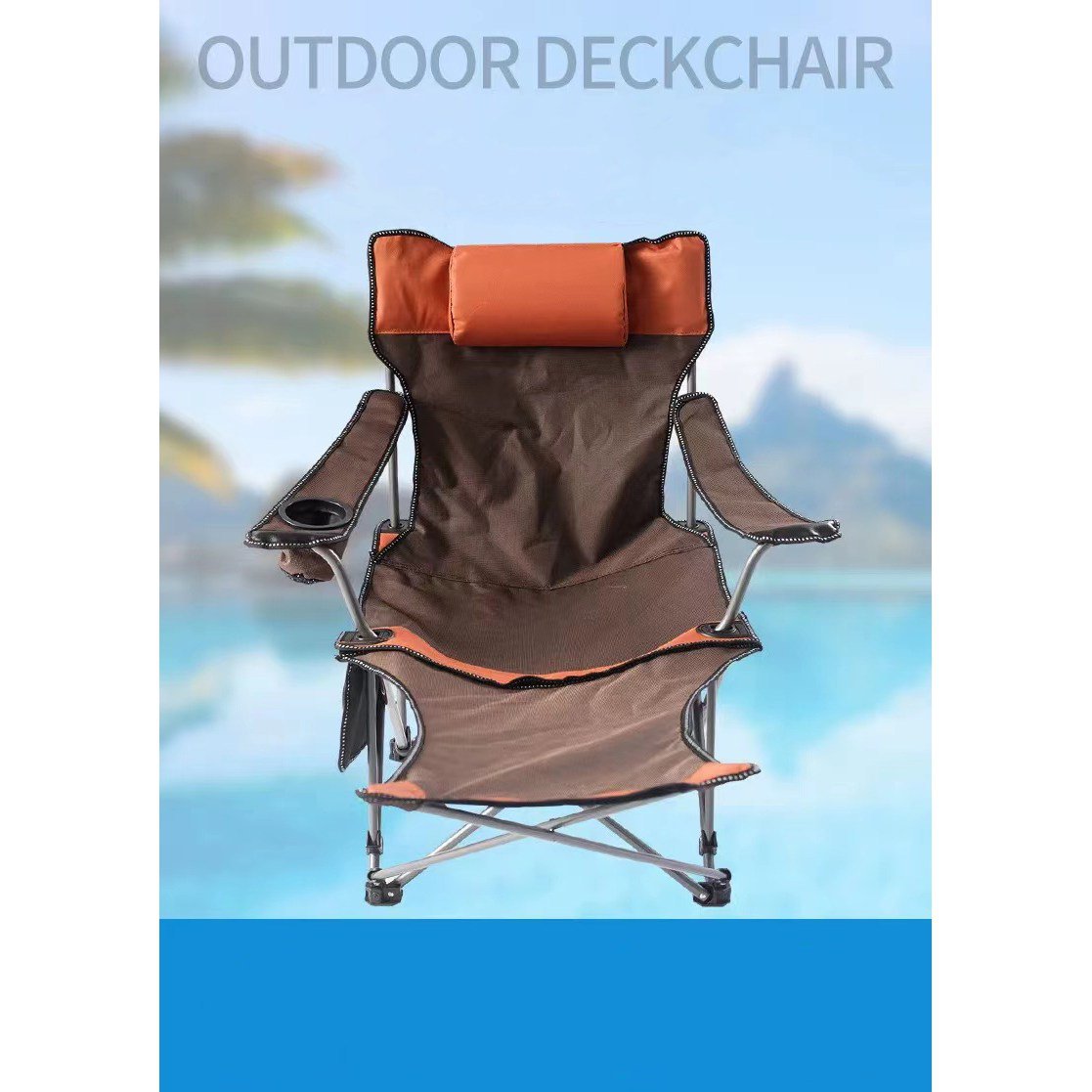 야외용 접이식 의자 리클라이너 비치체어 낚시 의자 가정용 낮잠 의자 사무실 휴식 의자