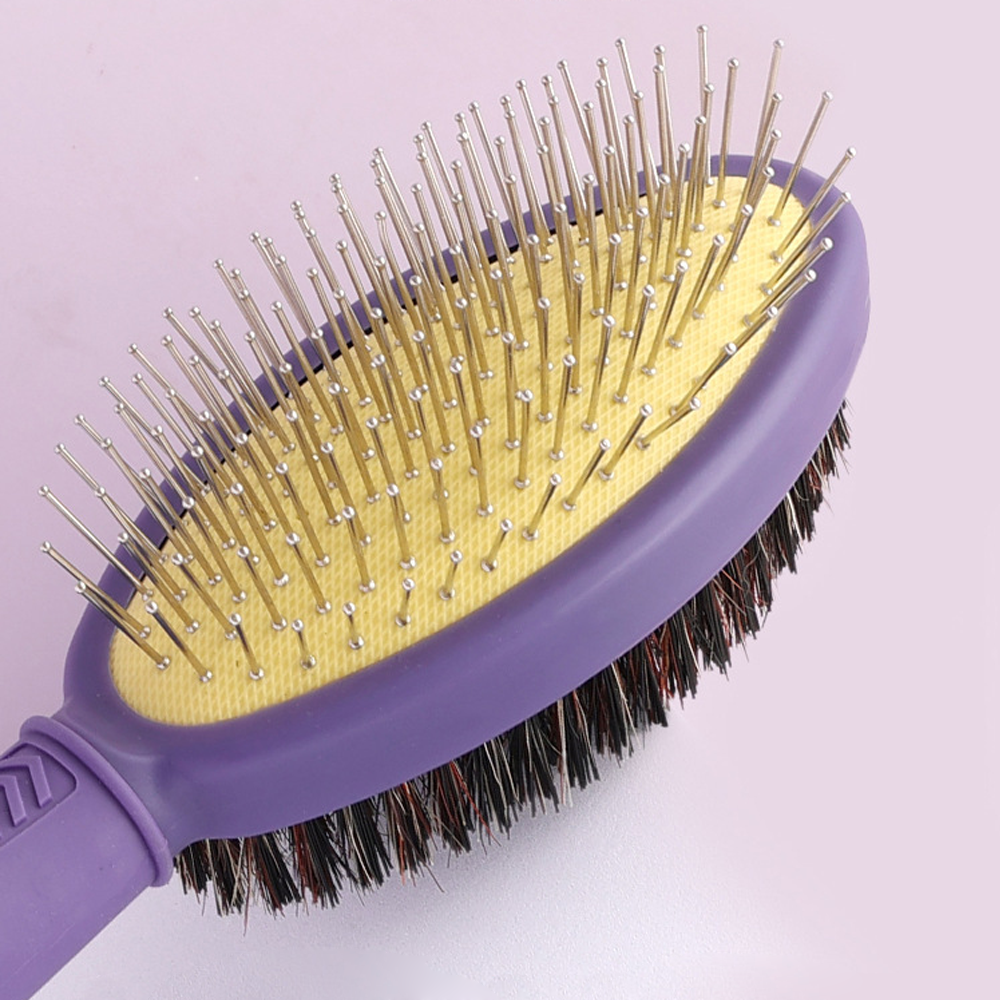 Peigne double face pour animaux