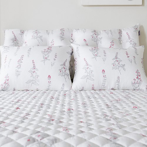 워싱 면 쓰리피스 소녀 플라워 침대 시트 커버