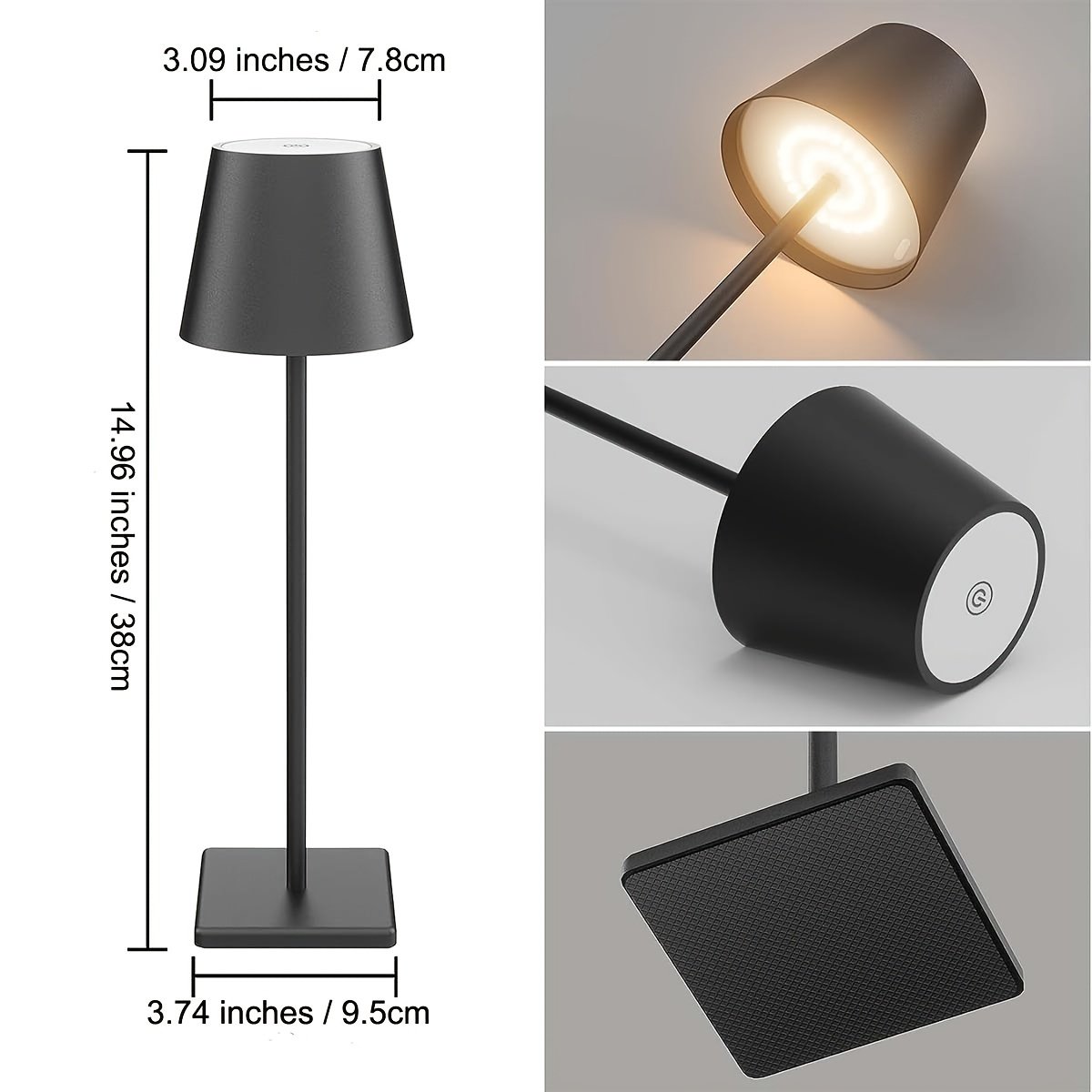 Kabellose tragbare Tischlampe