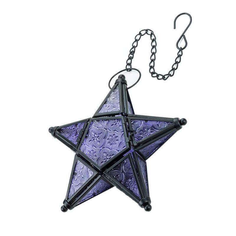 Sternkerzenständer aus Buntglas