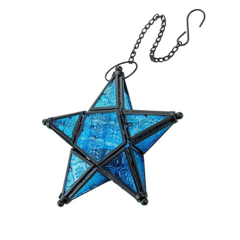 Sternkerzenständer aus Buntglas