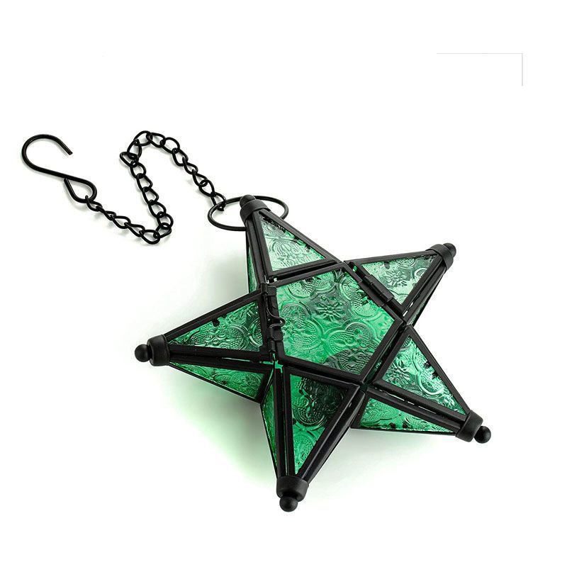 Sternkerzenständer aus Buntglas
