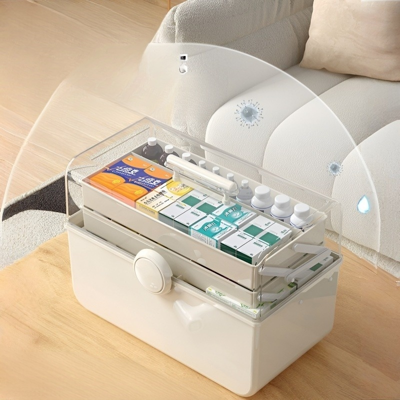 방역약 및 가정약품 수납 가능한 넓은 공간