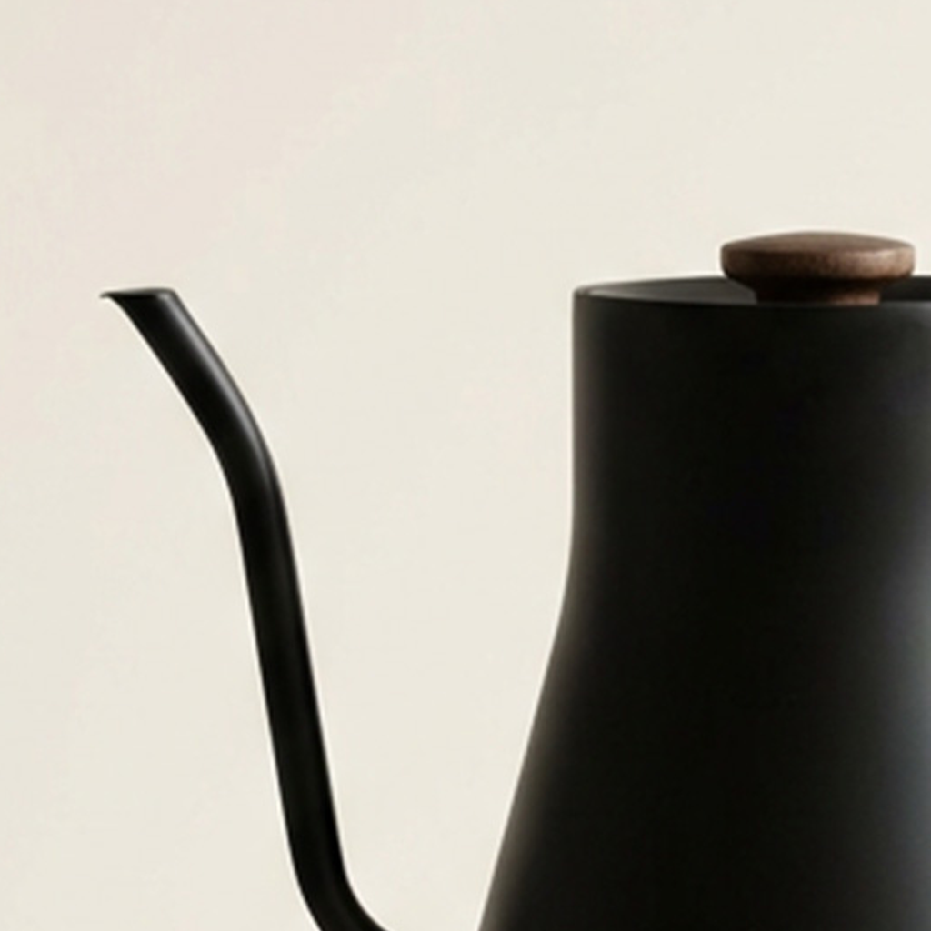 Hervidor manual de estilo sencillo para el hogar sobre la mesa