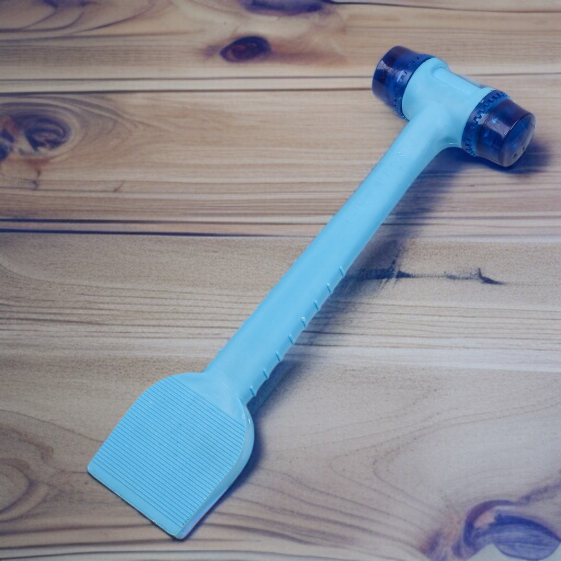 투인원 고무망치 문창 설치 겸용 가죽망치 타일 조립 전용공구망치