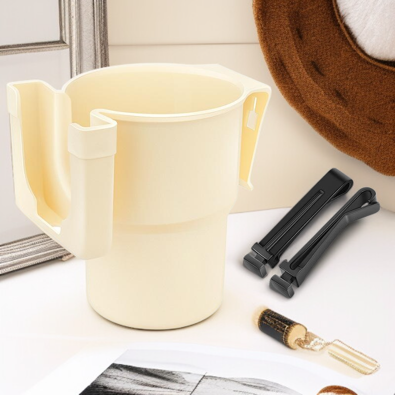 Wielofunkcyjny schowek samochodowy z uchwytem na kubek i telefon