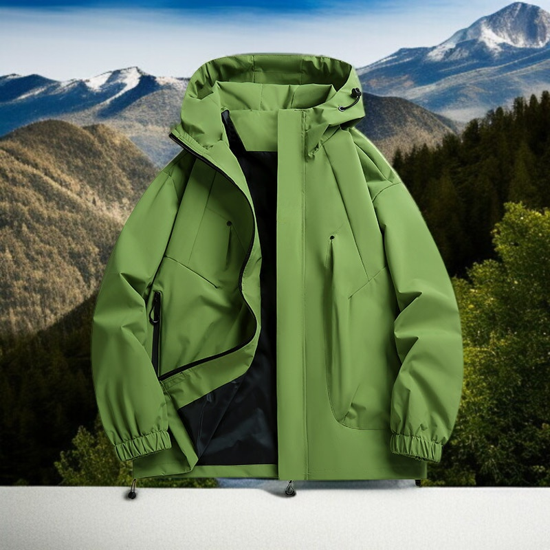 남성 아웃도어 트레이닝 봄가을 얇은 코트 방수 야상 트렌치코트 자켓 아웃도어 바람막이 트레이닝복