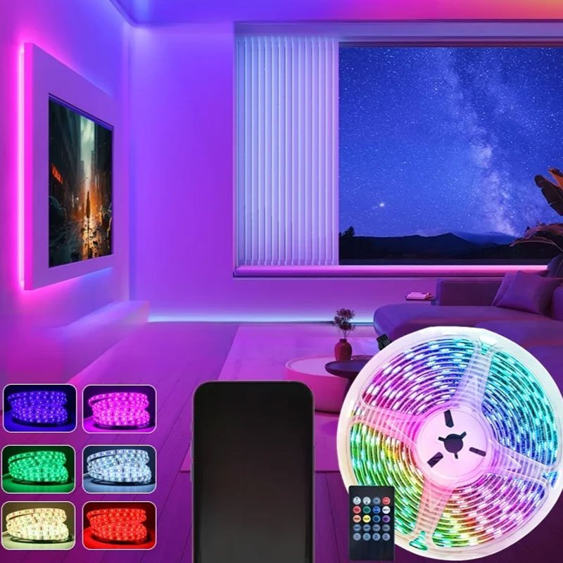 บรรยากาศเจ็ดสีอ่อนแถบแสงชุด