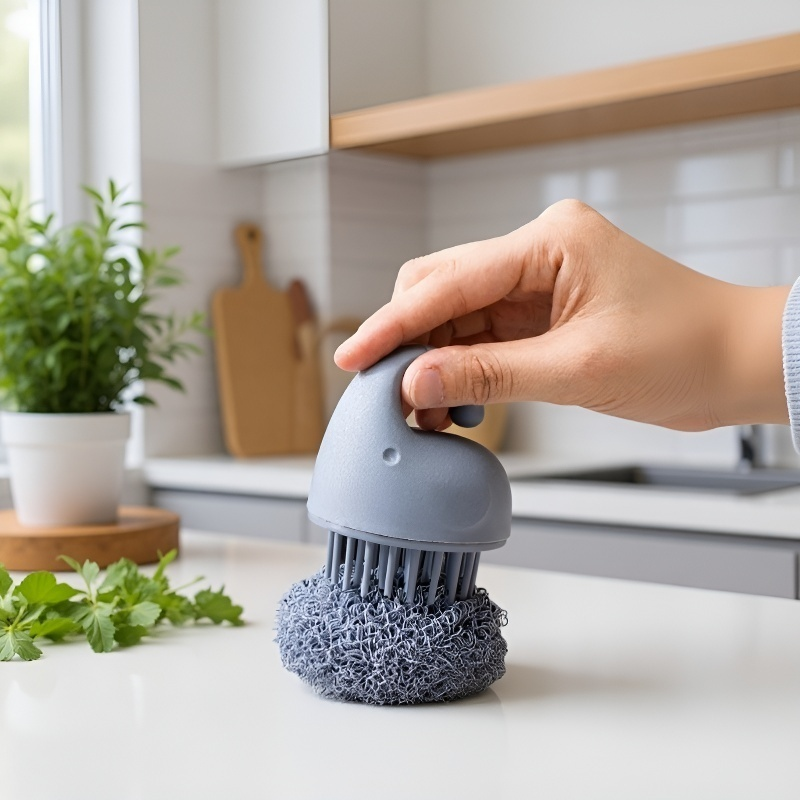 家庭用キッチン用ショートハンドル食器用ブラシ