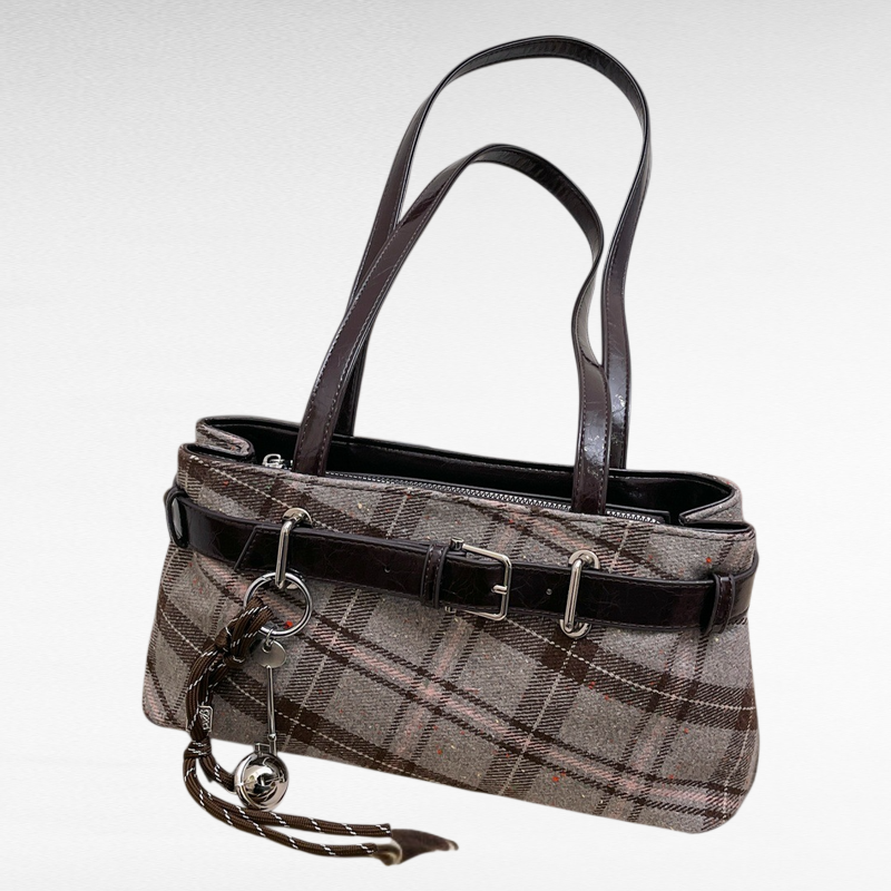 Fashion Plaid Shoulder Bag for Women