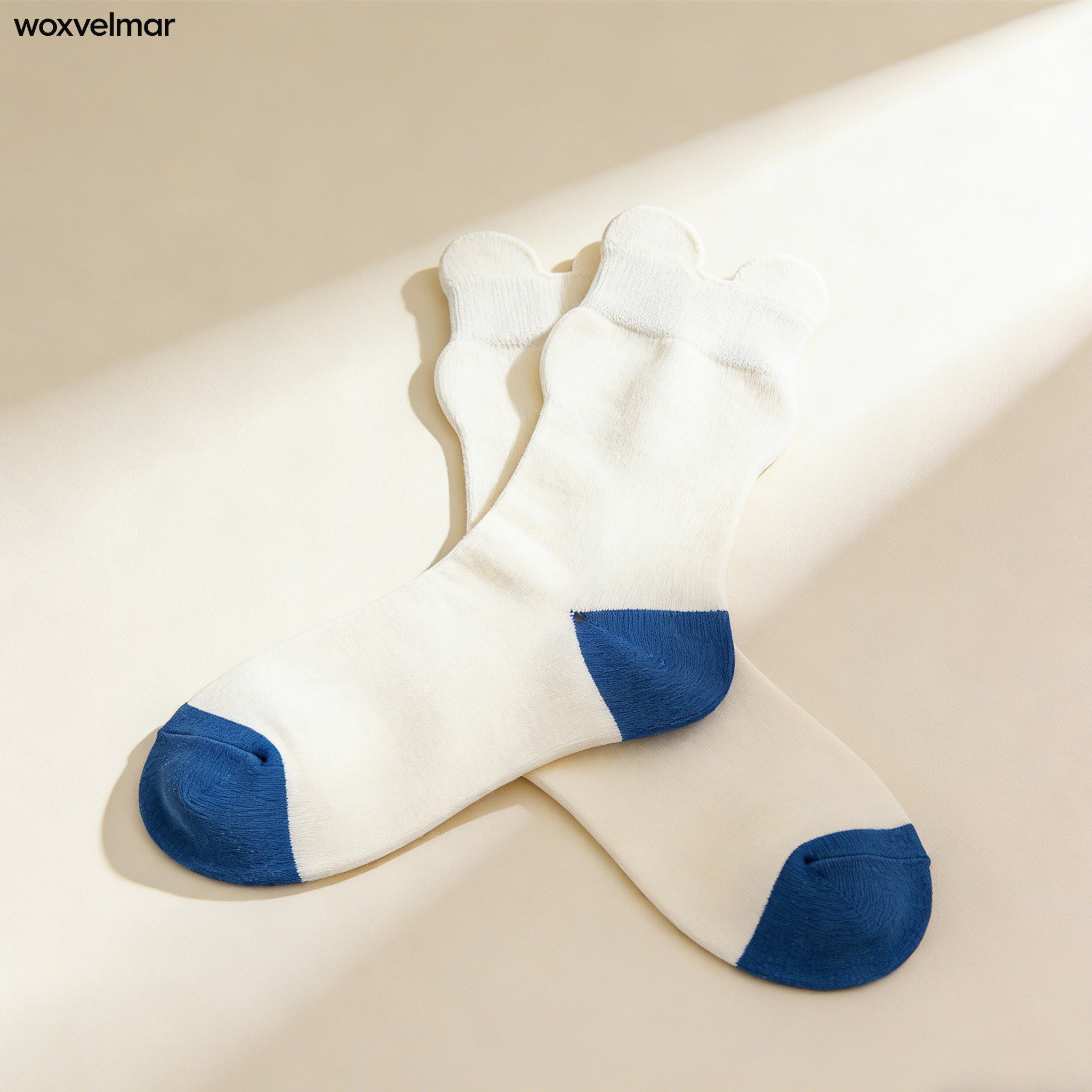 伸縮性のあるコットンソックス（6足組）