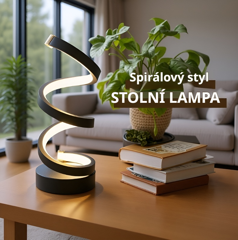 Nastavitelná LED stolní lampa s USB napájením na pracovním stole