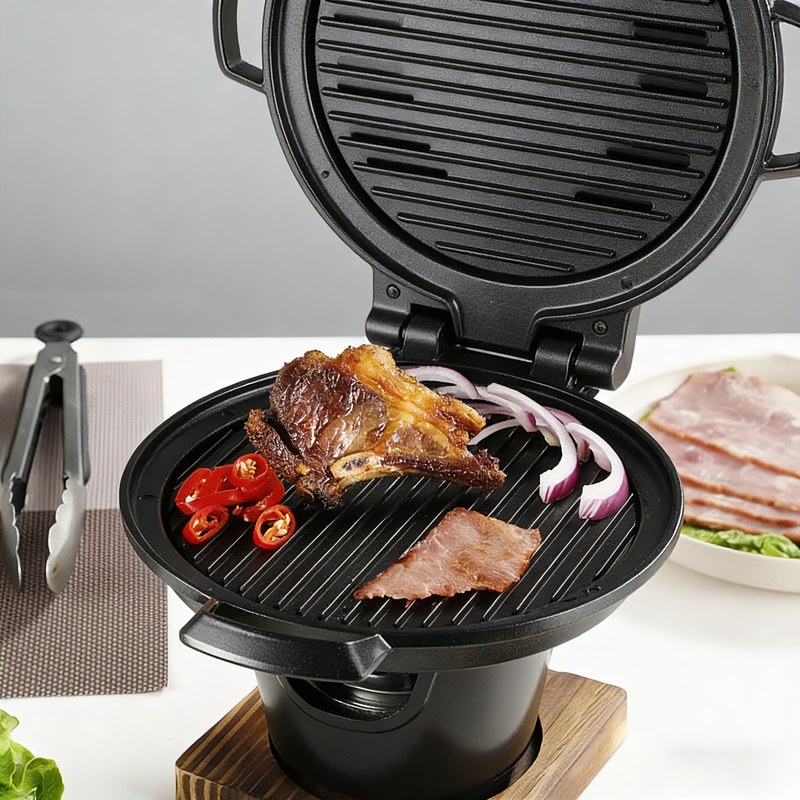 便攜式韓式一人燒烤爐戶外露營家用小型烤箱