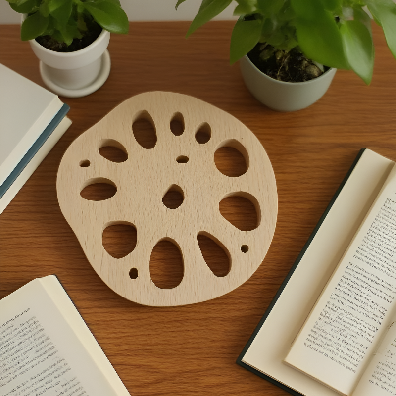 Creative Solid Wood Mug Coasters Anti-scalding Insulation Table Mat