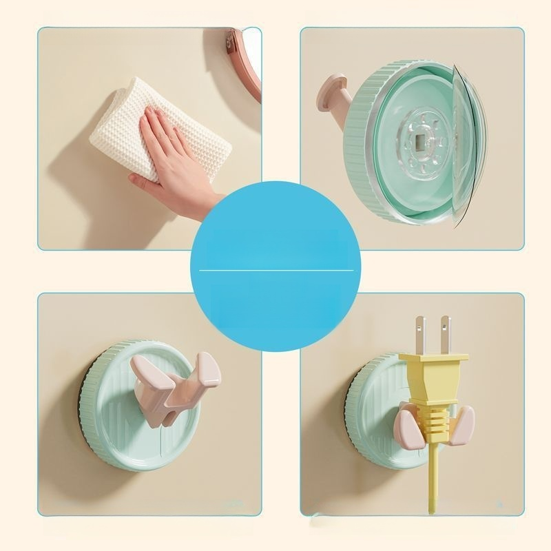 穴開け不要吸盤プラグフック