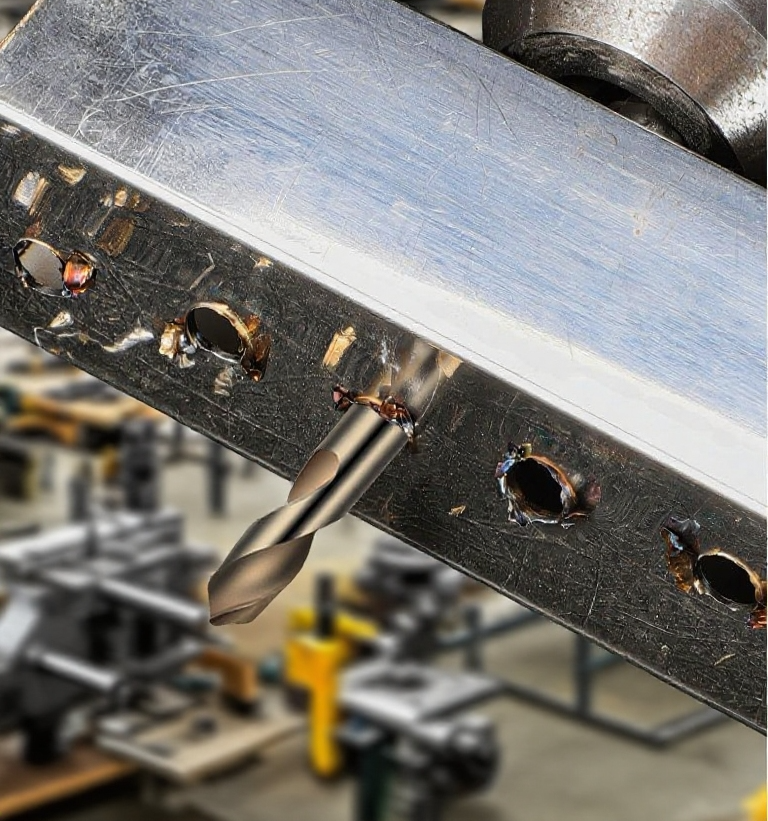 ดอกสว่าน M43 หัวคู่สำหรับงานเจาะเหล็ก