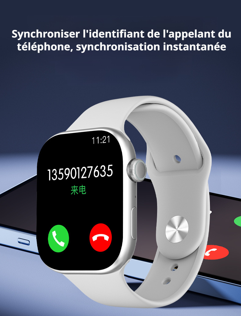 Montre intelligente compatible avec smartphone