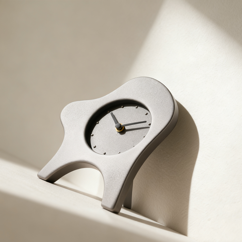 Set de 3 ceasuri decorative gri minimaliste pentru perete