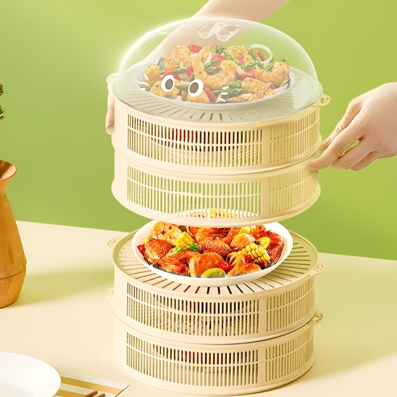 다층 수납 선반 먼지커버