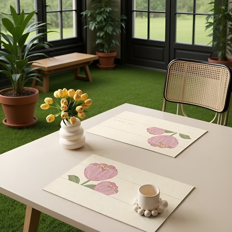 おしゃれな食卓を演出するプレースマット