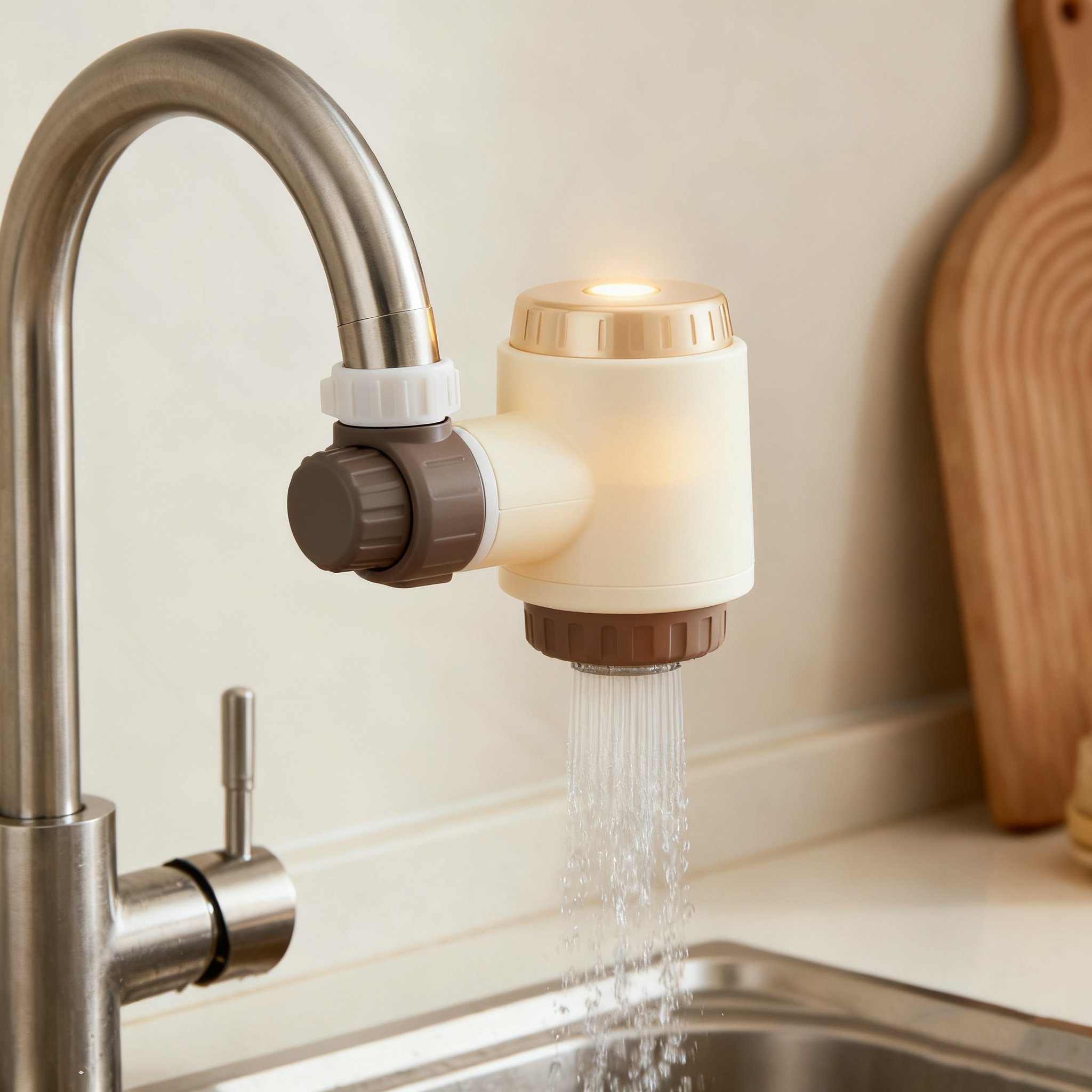 キッチン蛇口取り付け型フィルター