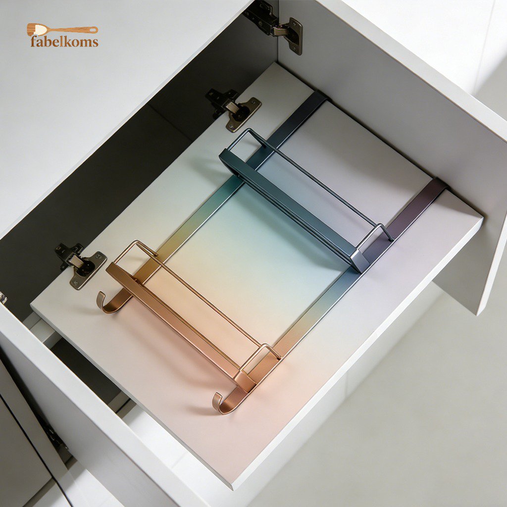 櫥櫃門內側免釘掛架（6個裝）