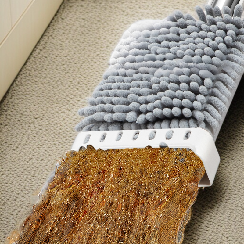 Household lazy mop chenille thickened flat mop a mop net handfree washing