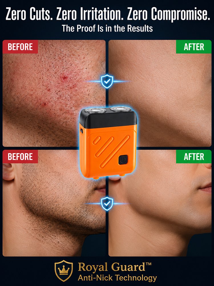 【50% Off Sale】Dual-Head Portable Electric Shaver