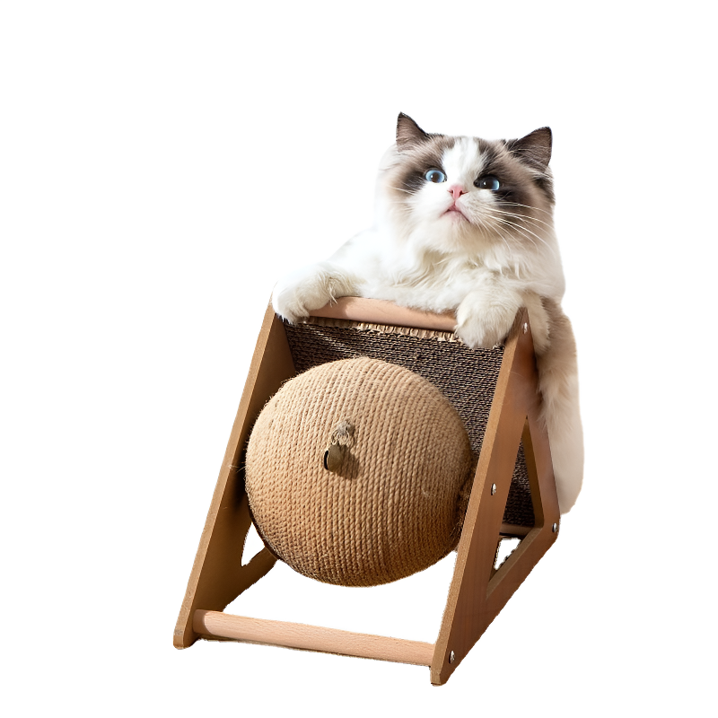 Griffoir vertical anti-chute pour chat