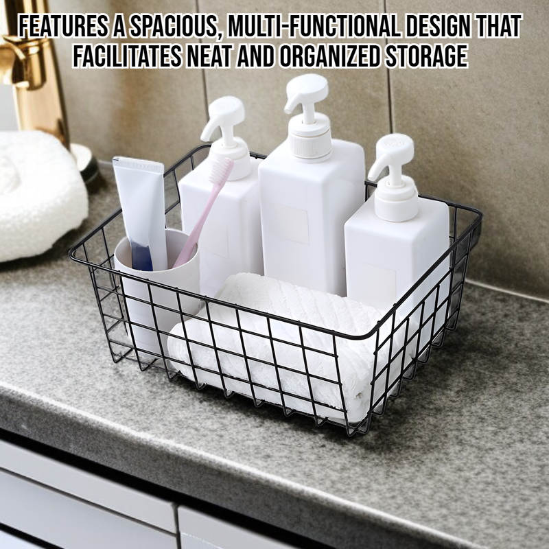 Durable Wear-Resistant Desktop Storage Basket
